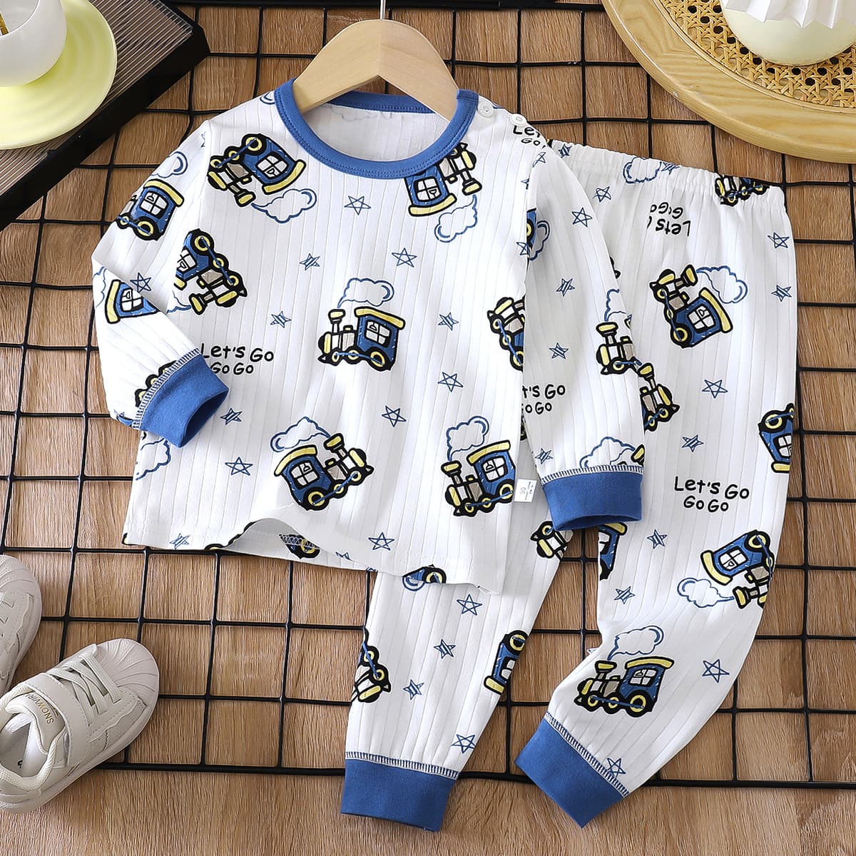 Children's Pure Cotton Underwear Set, Spring New Boys' Autumn Clothes, Baby Pajamas, Girls' Homewear