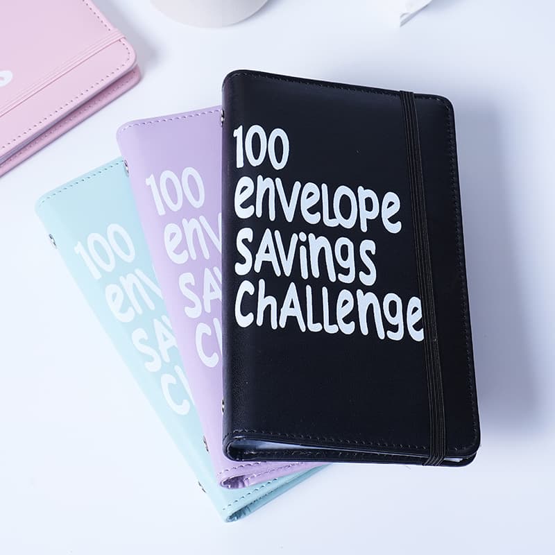 Temu Cross-Border 100 Days Money Saving Envelope Budget Storage Book