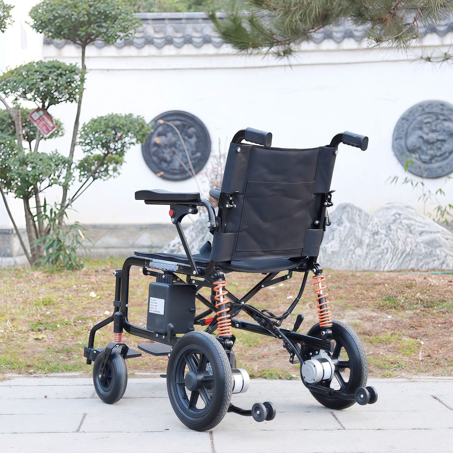 Fully Automatic Smart Electric Wheelchair, Lightweight Foldable Mobility Scooter for Elderly and Disabled