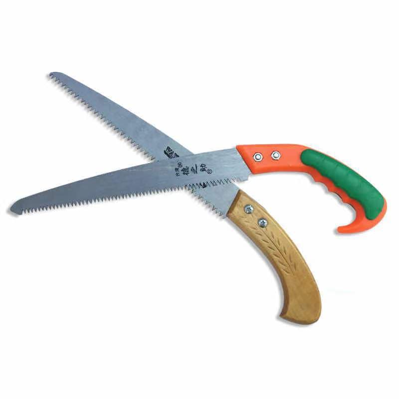 Dezhizhu Hand Panel Saw Garden Saw Wood Handle Fruit Tree Pruning Saw Hand Saw Logging Tool 270 300 400 Wholesale