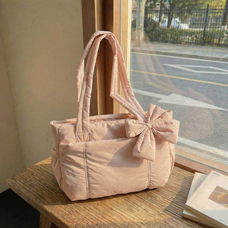 Cross-border Korean Style Large Capacity Underarm Tote Bag Short Trip Travel Bag Luggage Bag Padded Cotton Bag Storage Portable Casual Bag