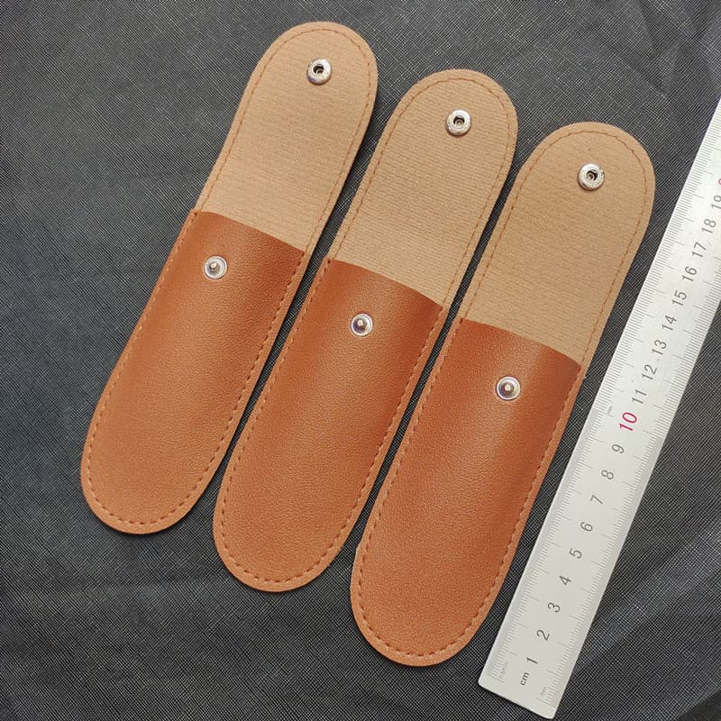 Beard knife cover, folding knife storage cover, portable seahorse knife cover, razor cover, bottle opener, PU leather bag, tool storage bag