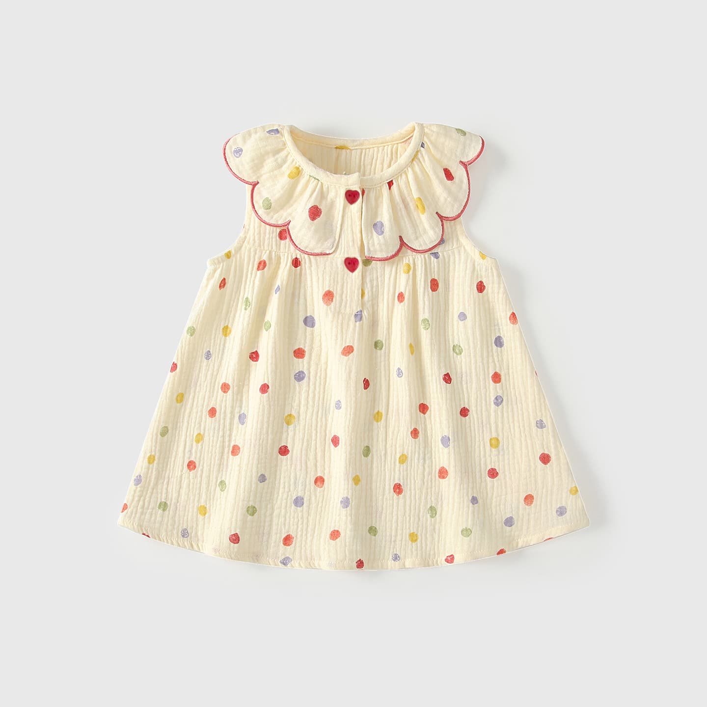 Girls' dress, summer dress, thin and stylish, baby girl's one-year-old princess dress, infant vest dress, pure cotton skirt