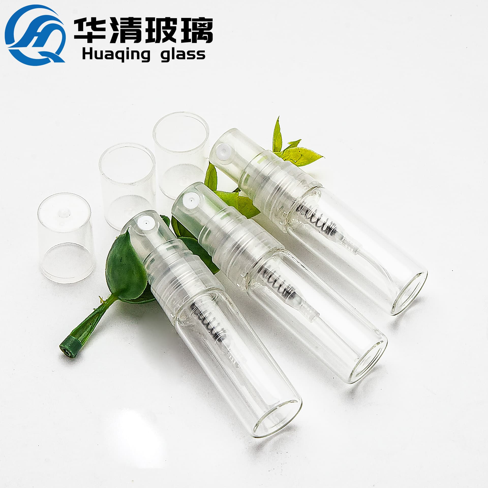 Spot Transparent Perfume Bottle 2ml Spray Vial Trial Perfume Bottle Perfume Glass Refillable Bottle