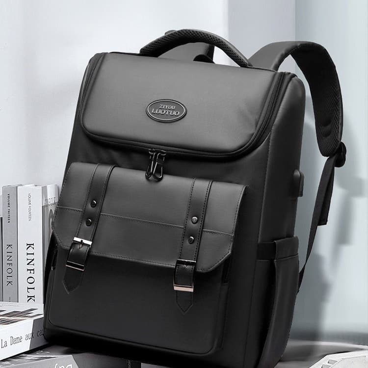 Casual Business Travel Backpack with USB Dual Shoulder Computer Bag New Model Cross-Border Large Quantity Men's Luggage