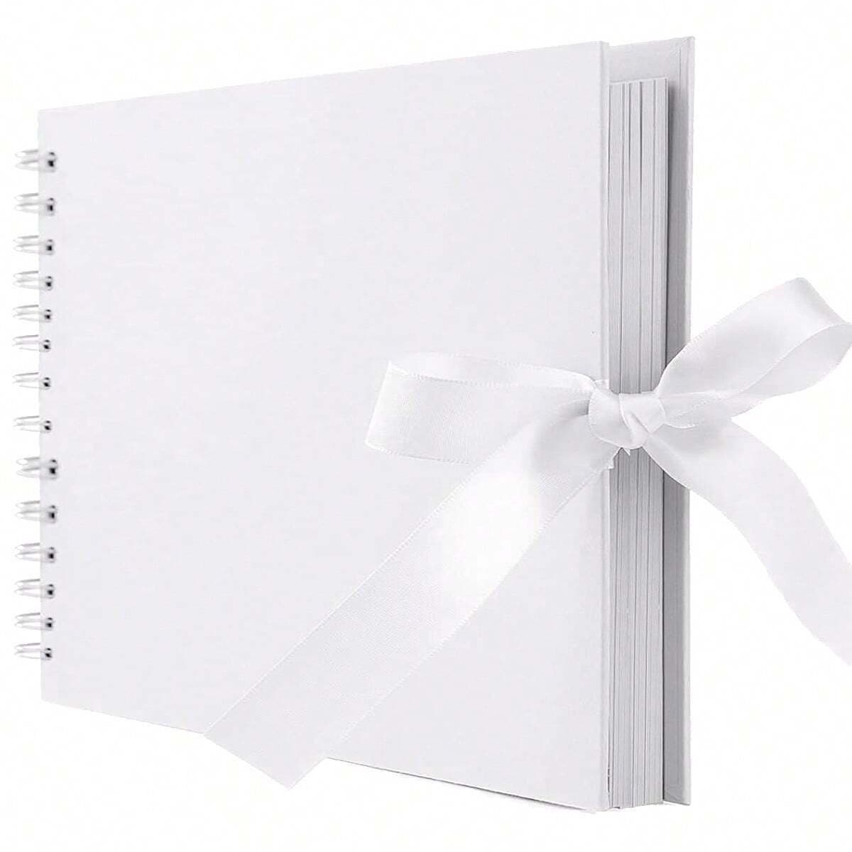 Scrapbook Amazon New Style Coil Bow Ribbon Clasp Flip-Through DIY Photo Album Handmade Memory Book