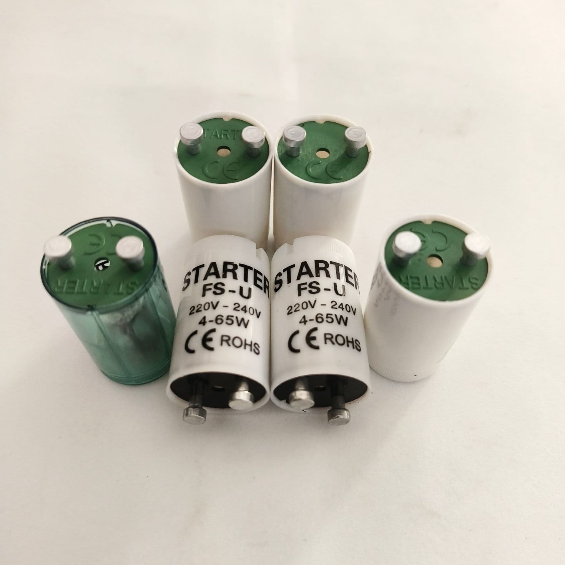 Factory-produced LED starter for fluorescent lamps, 220V-240V, 4-65W, 4-80W, safety starter