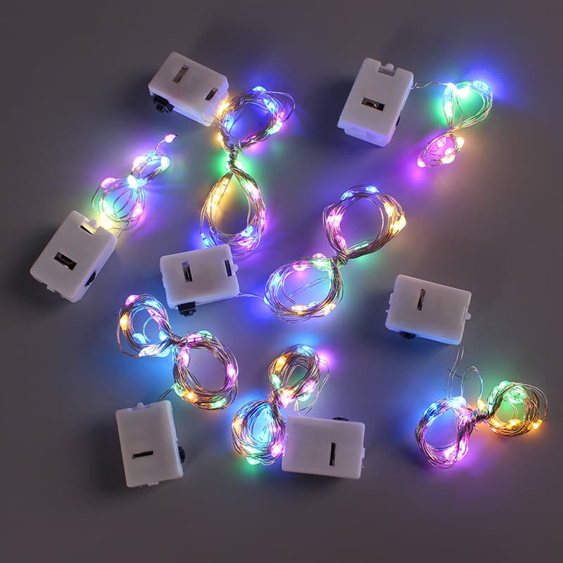 50cm, 70cm, 1m, 2m glowing flashing warm white colorful string lights for cake bouquet decoration