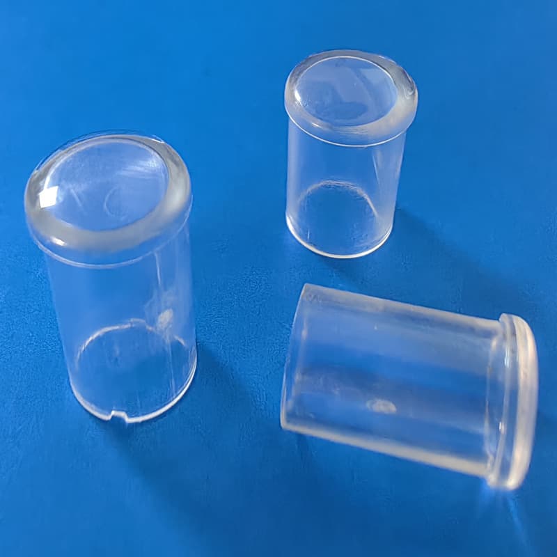 Light Guide Cap Protective Cover LED Photoresistor Lamp Cover Transparent Light Guide 5mm Lamp Shade Light Guide Column Light Guide Cap