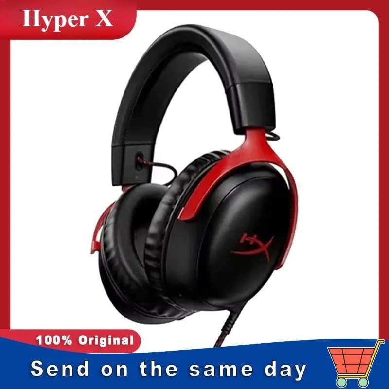 Hyper X Cloud 3 Wired Gaming Headset With DTS Sound Mic