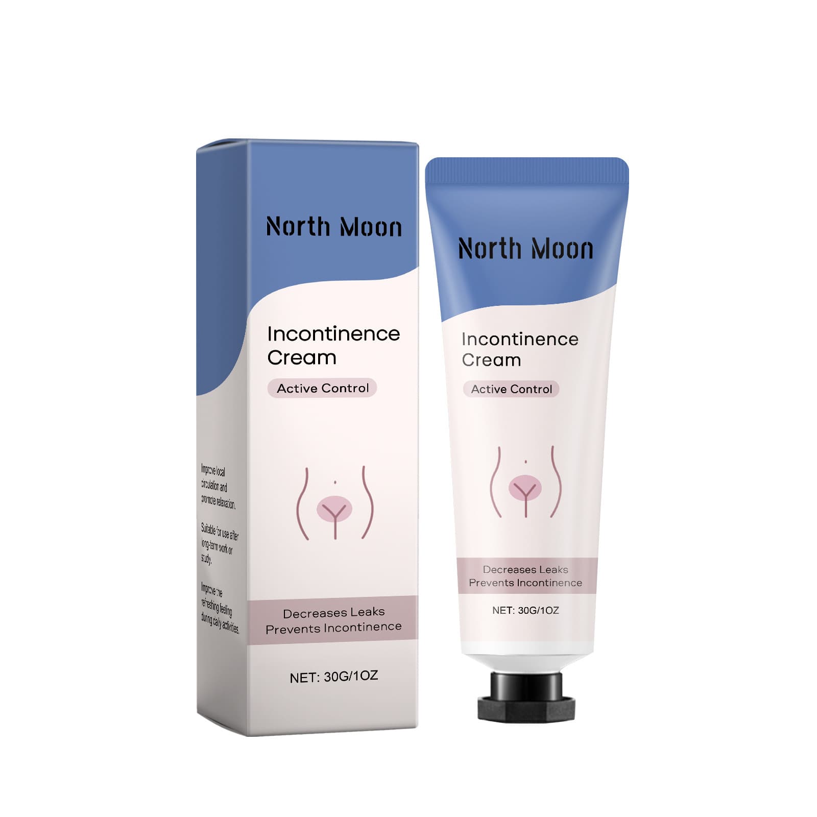 North Moon Women's Body Care Cream Gentle Ingredients Care Moisturizing Skin Body Comfort Care Cream