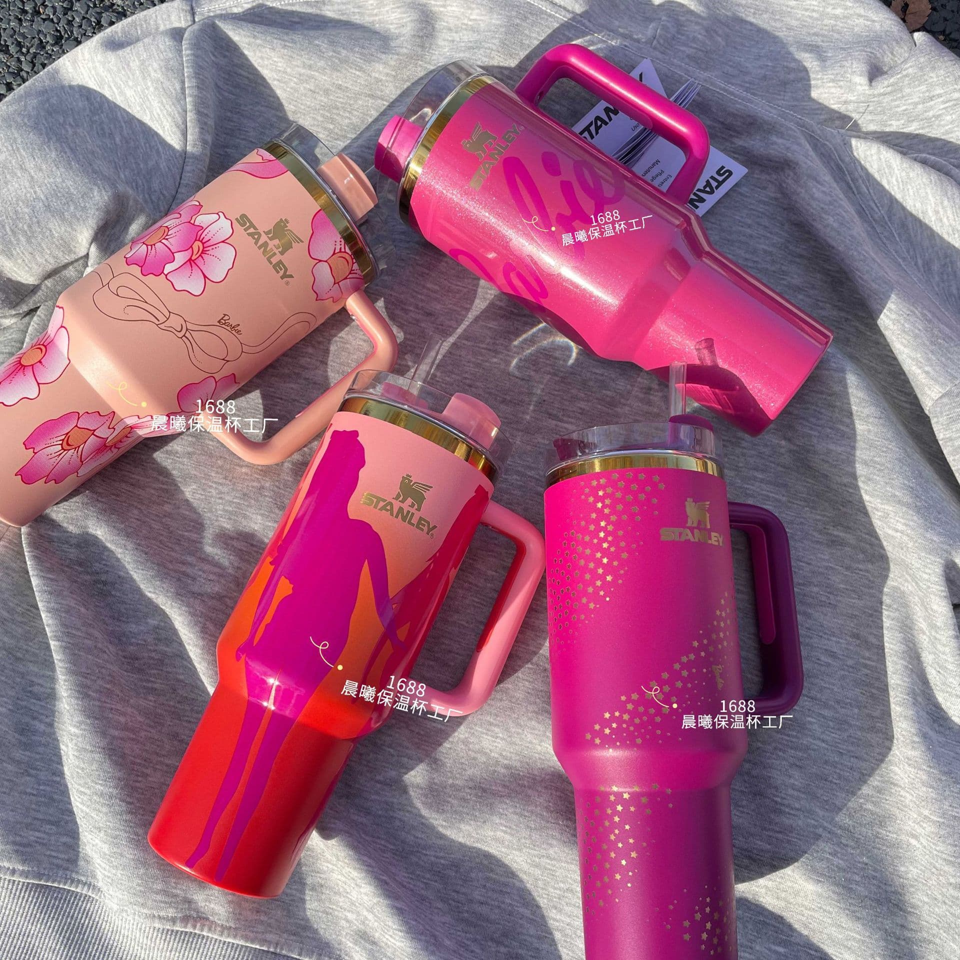 Stanley Barbie Princess co-branded thermos cup gift box Stanley40oz1180ml large capacity Stanley