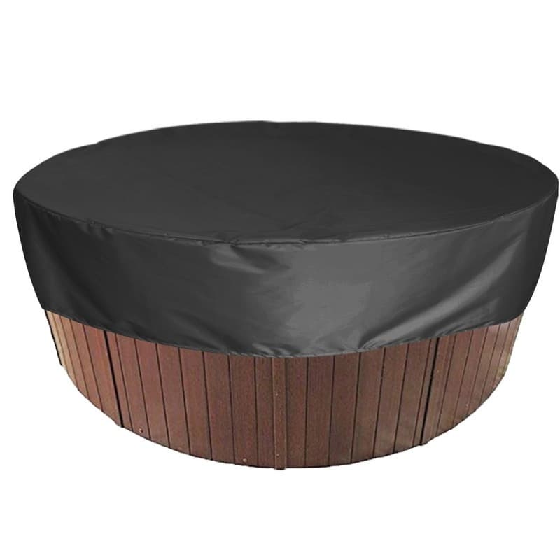 Round Spa Outdoor Bathtub Cover, Swimming Pool Cover, Hot Tub Top Cover, Dustproof and Waterproof Protective Cover