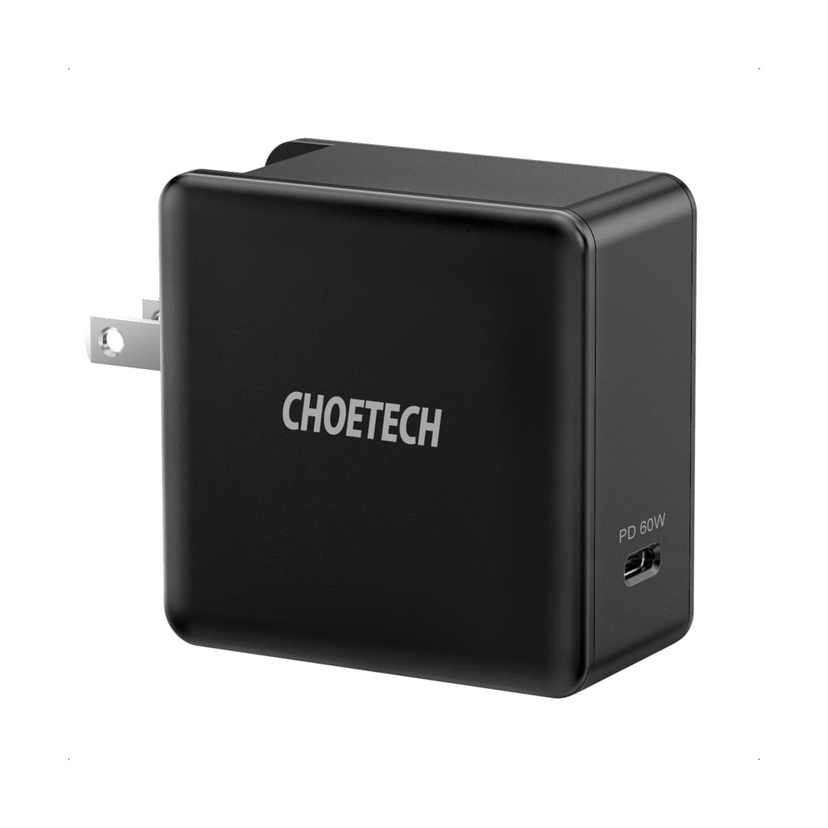 Portable and detachable PD60W single C port super fast charging laptop fast charging charger charging head