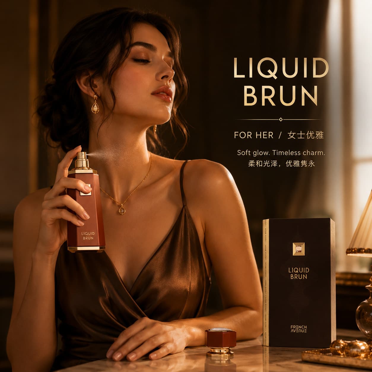 Best-selling Liquid Brun By Fragrance World Parfum French Avenue Perfume