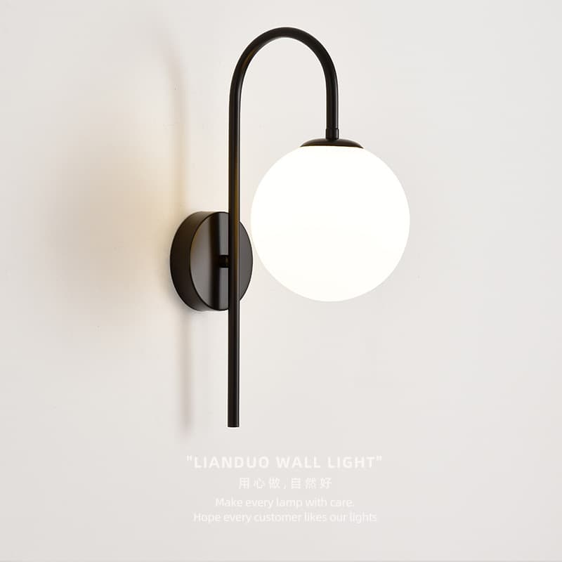 American wall lamp bedside lamp minimalist mid-century style bedroom living room background wall lamp extra bright stair aisle lamp 8804