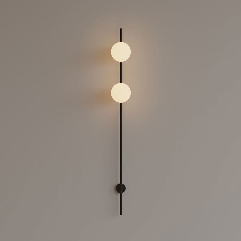 French-style Bedroom Bedside Lamp, Luxury Living Room Background Wall Staircase Minimalist Designer Spherical Decorative Long Arm Wall Light