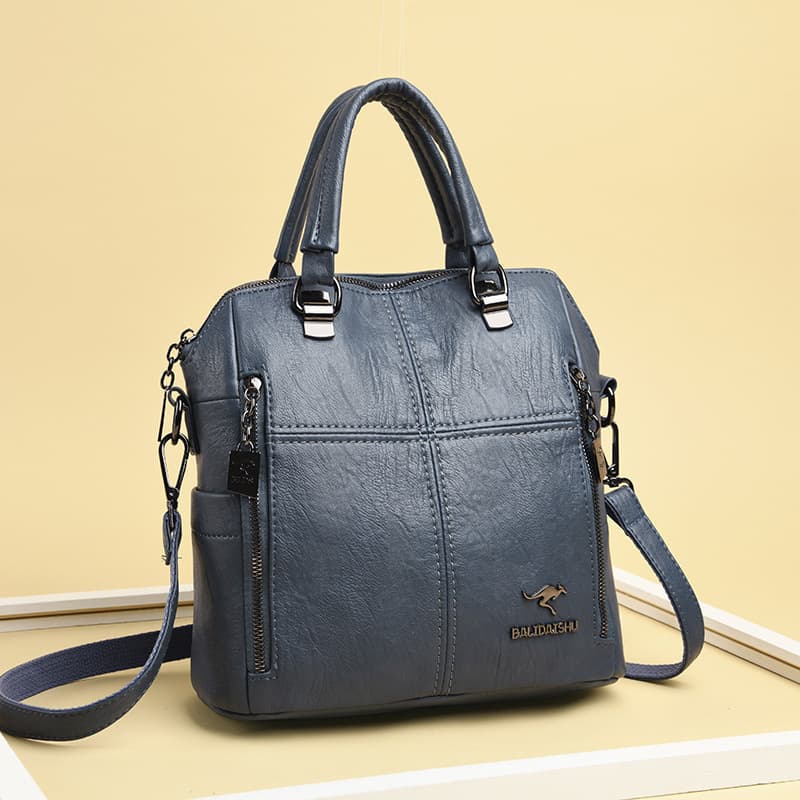 Cross-Border Women's Backpack 2026 New Style Korean Multifunctional Shoulder Crossbody Bag Elegant Middle-Aged Women's Handbag