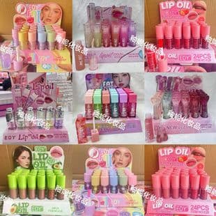 EDY Moisturizing Lipstick, Color-Changing Lip Gloss, Water Gloss, Mirror Glass Lip, Transparent Pearl Lip Oil, Matte Lip Color