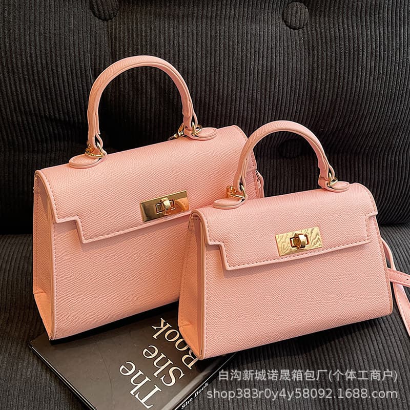 2026 New Small Handbag for Women, Foreign Trade Wholesale, Premium Texture, Square Handbag, Versatile Shoulder Crossbody Bag