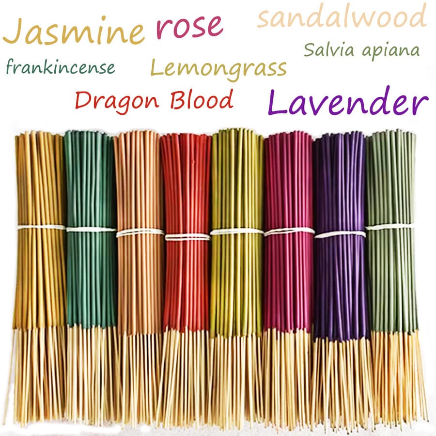10 Flavors Bamboo Stick Incense 25 Sticks per Pack Herbs Mosquito Repellent Natural Aromatherapy Sticks Traditional Tibetan Incense
