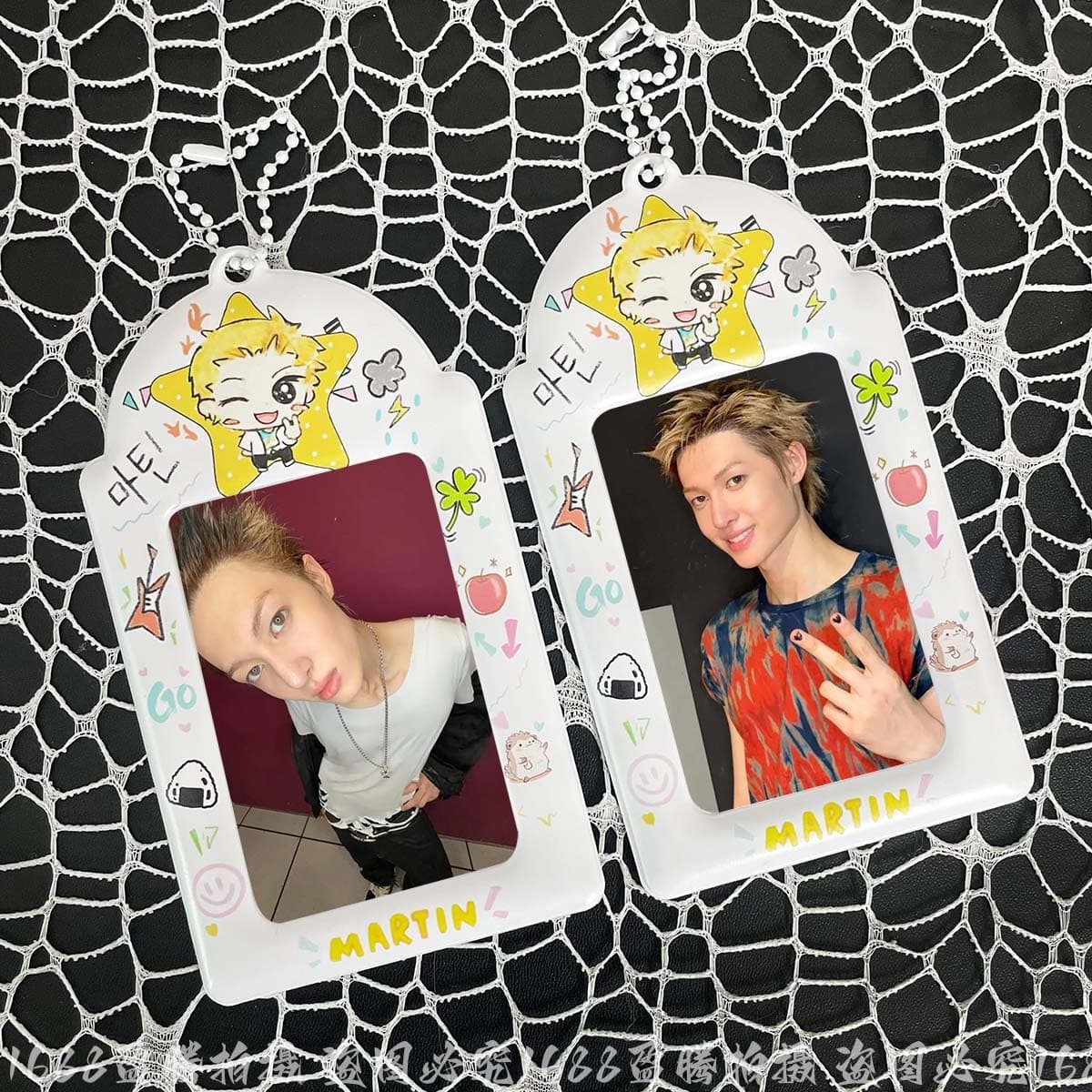 Original cute Martin cortis attribute PVC card set rice card star idol 3-inch small card storage display pendant