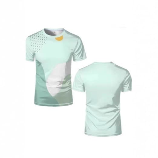 2025 Simple Men's Fashion Sports T-Shirt Casual Summer T-Shirt Running and 3D Printed Short-Sleeved Shirt