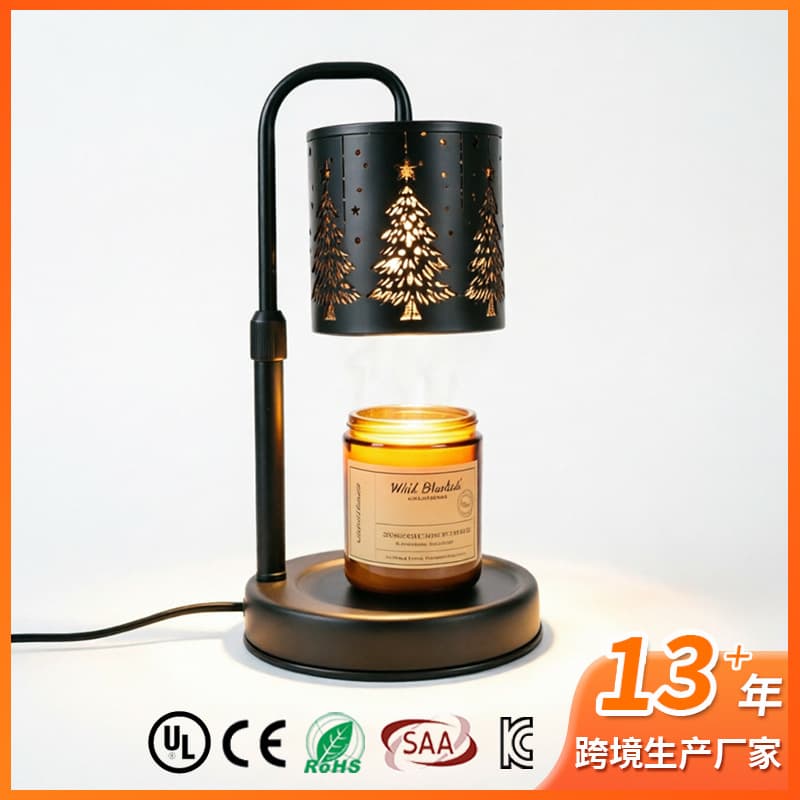 Cross-border Wax Melting Lamp Bedroom Nightstand Aromatherapy Lamp Luxury Ambiance Desk Lamp Flameless Candle Lamp Christmas Small Desk Lamp