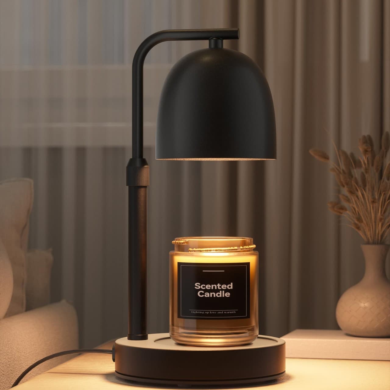2026 New Amazon Aromatherapy Lamp Melting Wax Lamp Candle Warming Lamp Dimmable Melting Candle Table Lamp Bedroom Melting Candle Lamp