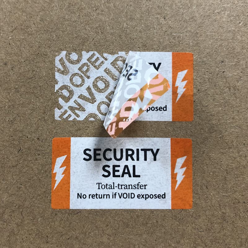 Customized VOID anti-counterfeiting labels, luminescent UV fluorescent anti-counterfeiting stickers, self-adhesive label manufacturers.