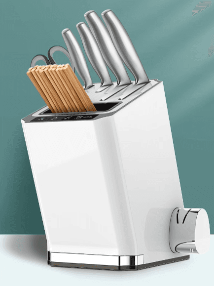 Free Shipping Cross-border Electric Knife Sharpener, Kitchen Chopsticks Storage Sterilizer, Knife Holder with Drying Function