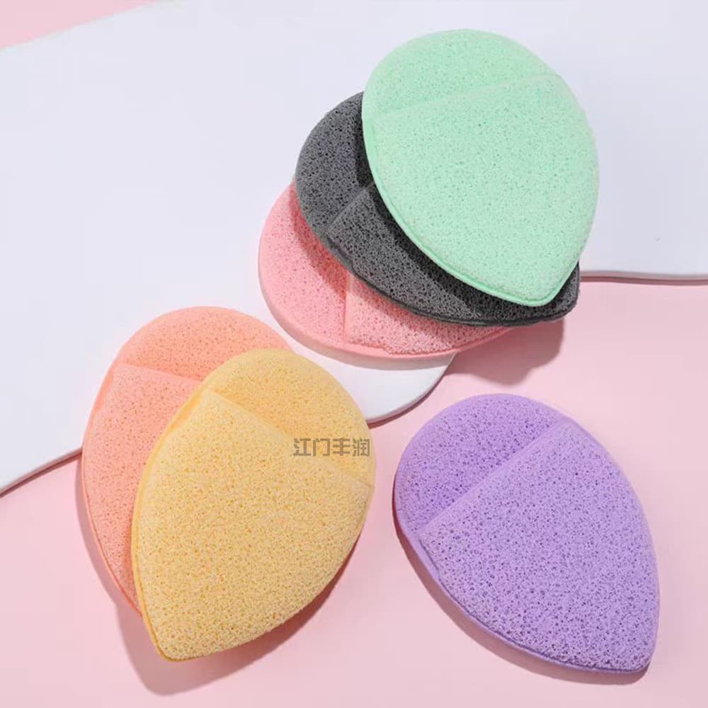 Factory direct stock of cleansing makeup remover sponges, mud mask cleansing puffs, random styles, glove-style cleansing puffs, and other cleaning tools.