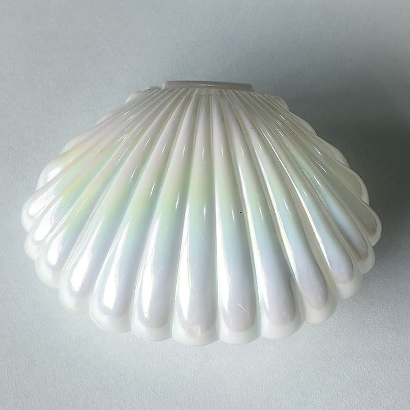 Plastic Seashell Creative Wedding Candy Box Small Pearlized Shell Candy Box Storage Container Cake Decoration Box Pearl Shell