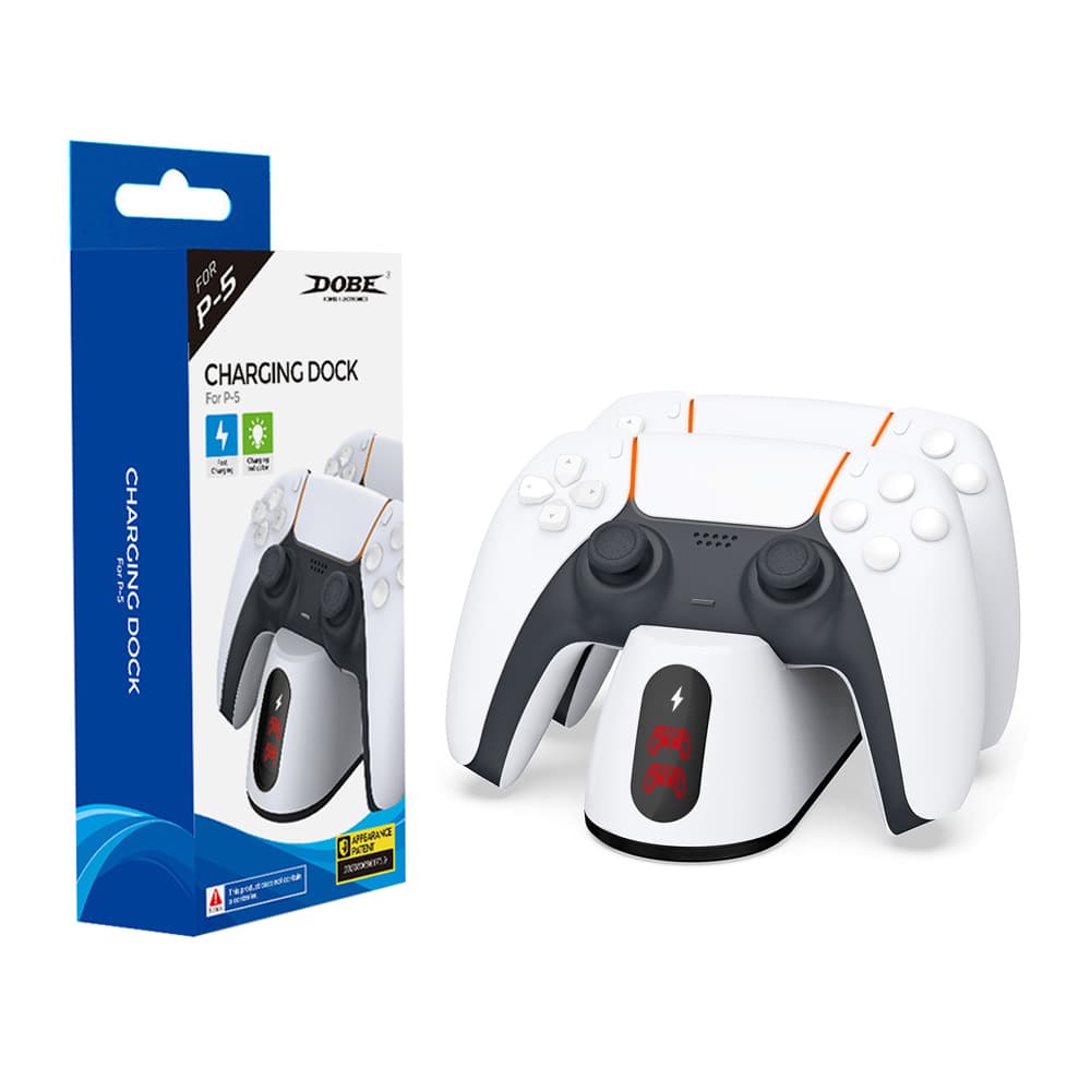 PS5 Controller Charger Contact Fast Charging Dock PS5 Game Controller Charger Wireless Handle Charging Station