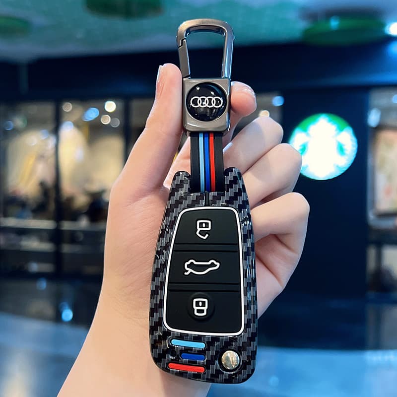 Suitable for 2005/06/08/09/10/11 Audi A6L key bag Audi A3/Q2/Q3/Q7 metal cover