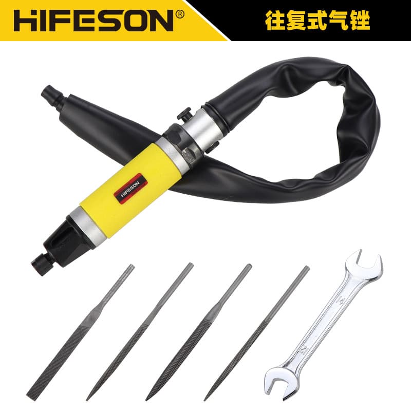 Haifeisha 6DT Reciprocating Air File Sliding Press-Type Reciprocating File Edge Trimming Air Saw Grinder Polisher