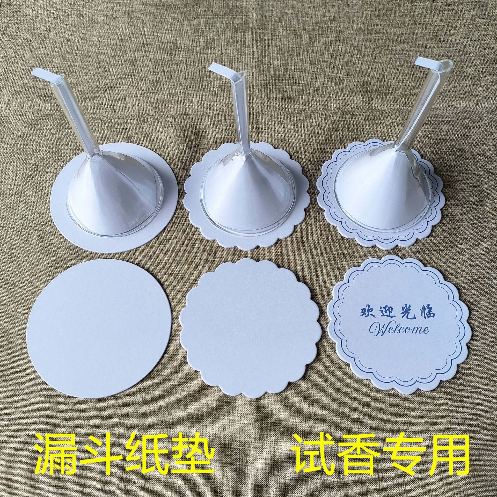 Paper Funnel Scent Strips Perfume Test Paper Aroma Diffuser Card Fragrance Retention Card Scent Evaluation Paper Essential Oil Scent Identification Paper