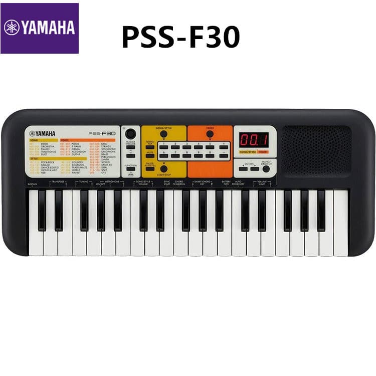 Yamaha Electronic Keyboard PSS-F30/E30, 37 Keys for Infants, Children Early Education Enlightenment, Adult Beginners Entry
