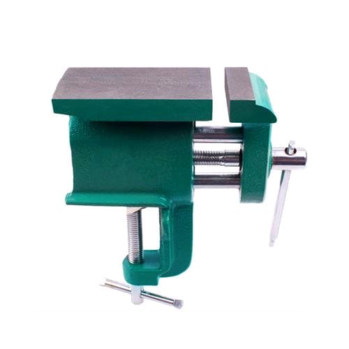 Bench vise, mini woodworking clamp, table vise, workbench vise, multi-functional mini flat-jaw vise, wood carving fixture