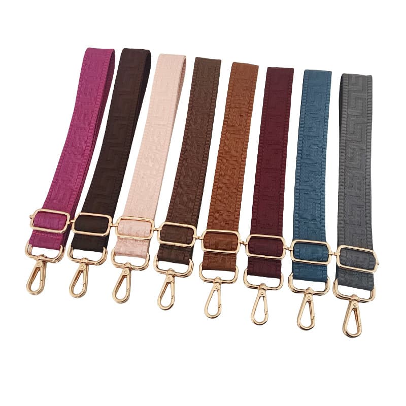 New solid color maze men's and women's bag accessories decorative straps adjustable long straps single shoulder crossbody wide shoulder bag straps