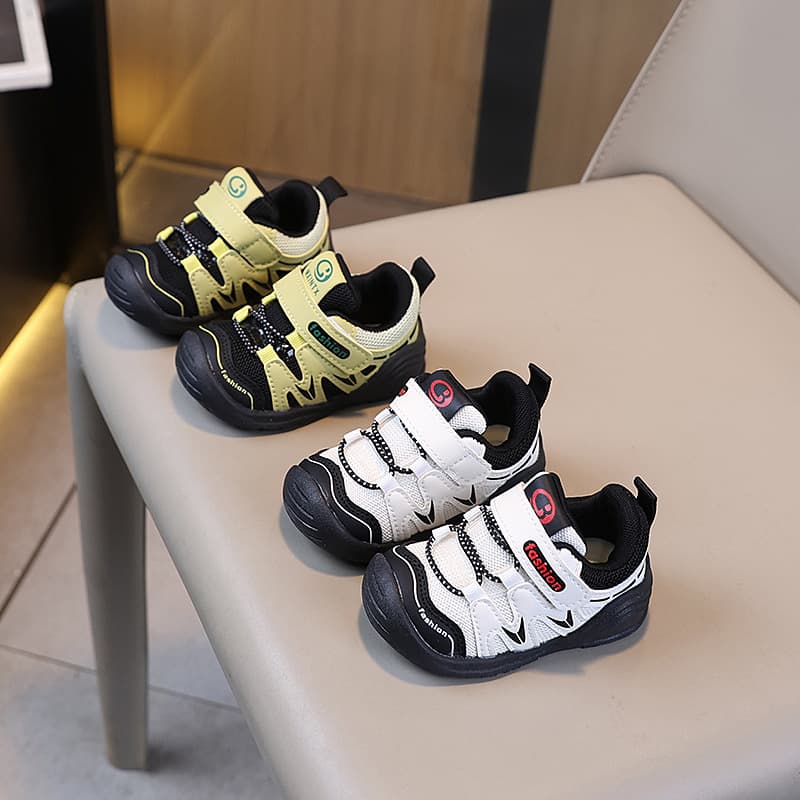 Spring and Autumn Infant Toddler Shoes Soft Sole Boys' Shoes Mesh Anti-Slip Girls' Sports Functional Shoes Boys' Mesh Shoes