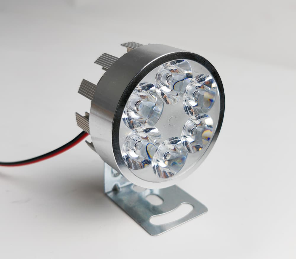 Manufacturer Electric Vehicle Spotlight Motorcycle LED Headlight External Spotlight 6-Bead 9-Bead Increased Brightness Modified Spotlight