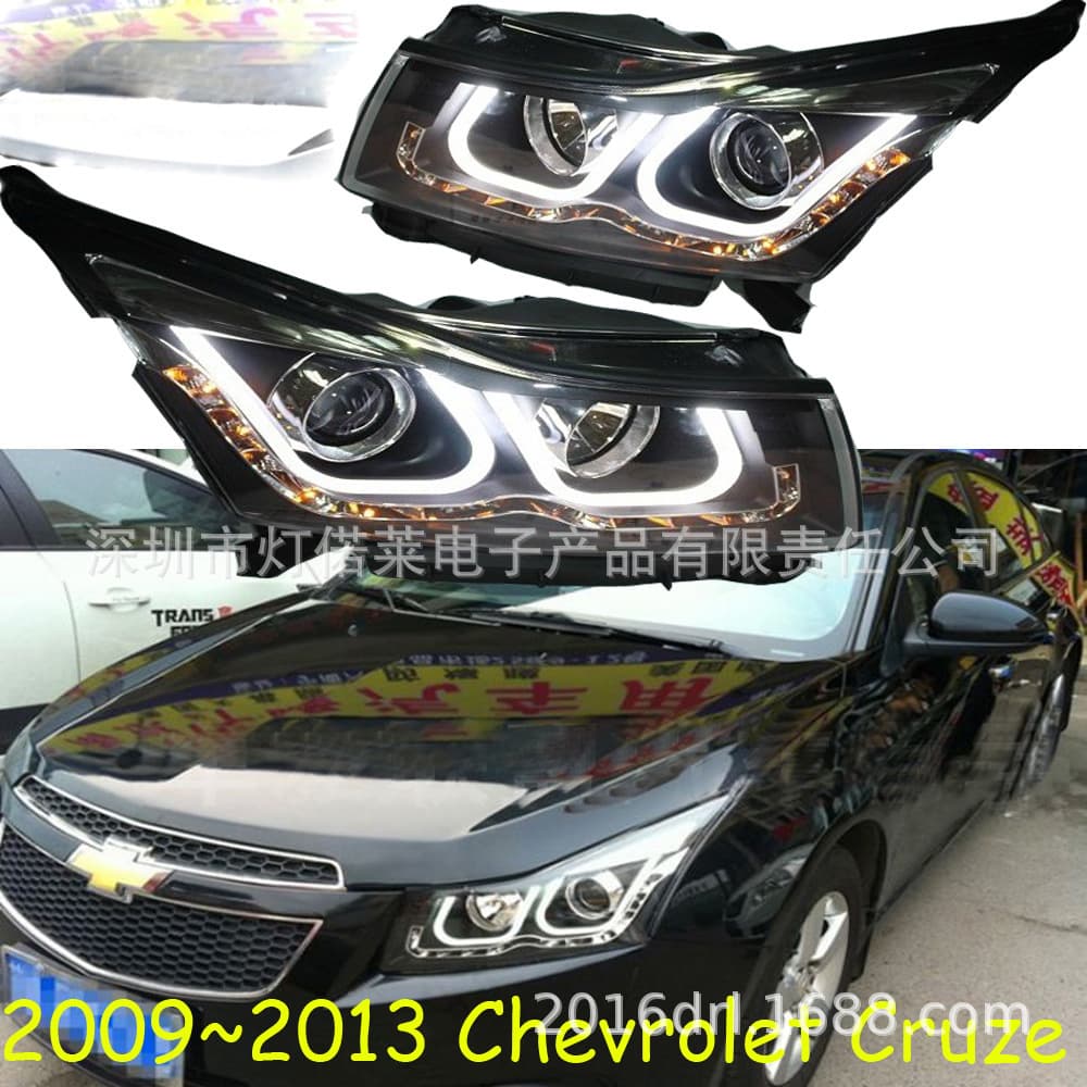 Compatible with Chevrolet Cruze Headlight Front Lamp Daytime Running Light 2009~2013 Cruze