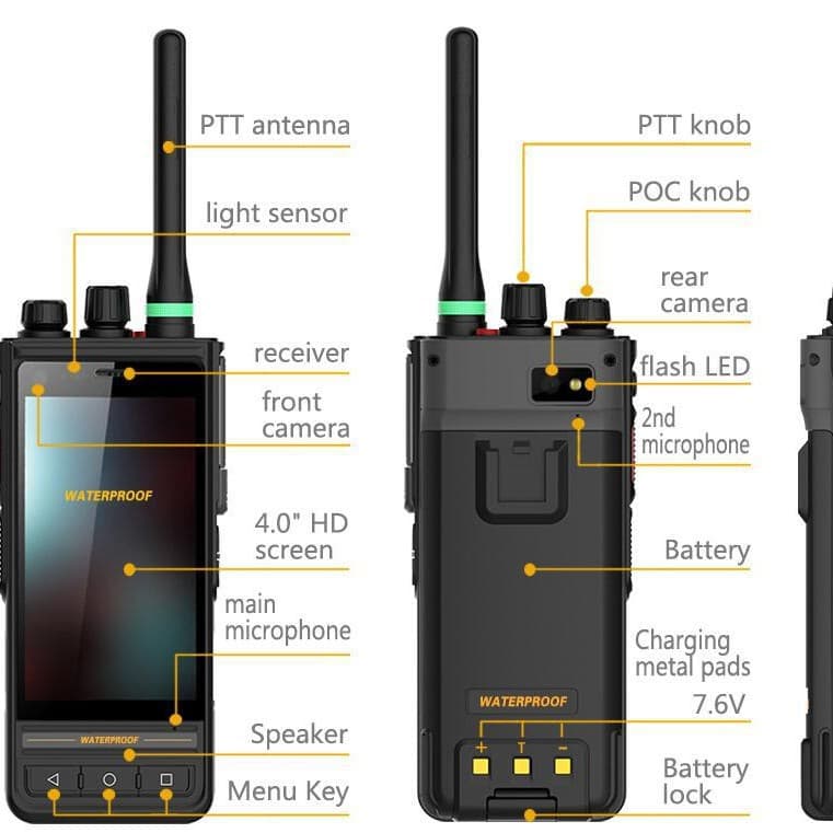 Marketing mobile phone three-defense individual soldier 5G-RTK high-precision single Beidou 3 area 256G5g individual soldier handheld machine