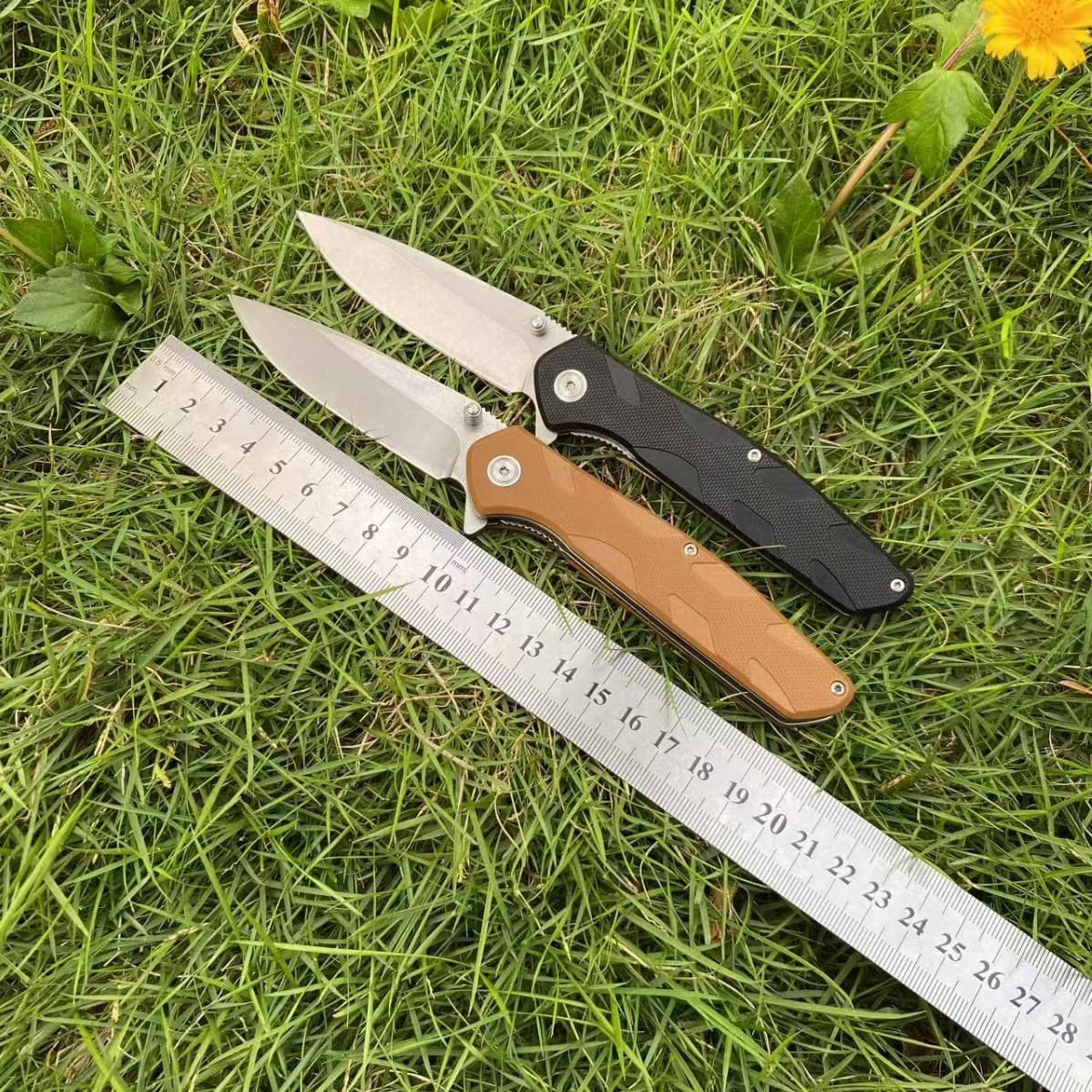 Manufacturer Wholesale G10 Multi-Functional Folding Knife, Outdoor Folding Knife, Wilderness Portable Camping Knife, High Hardness Portable Small Knife