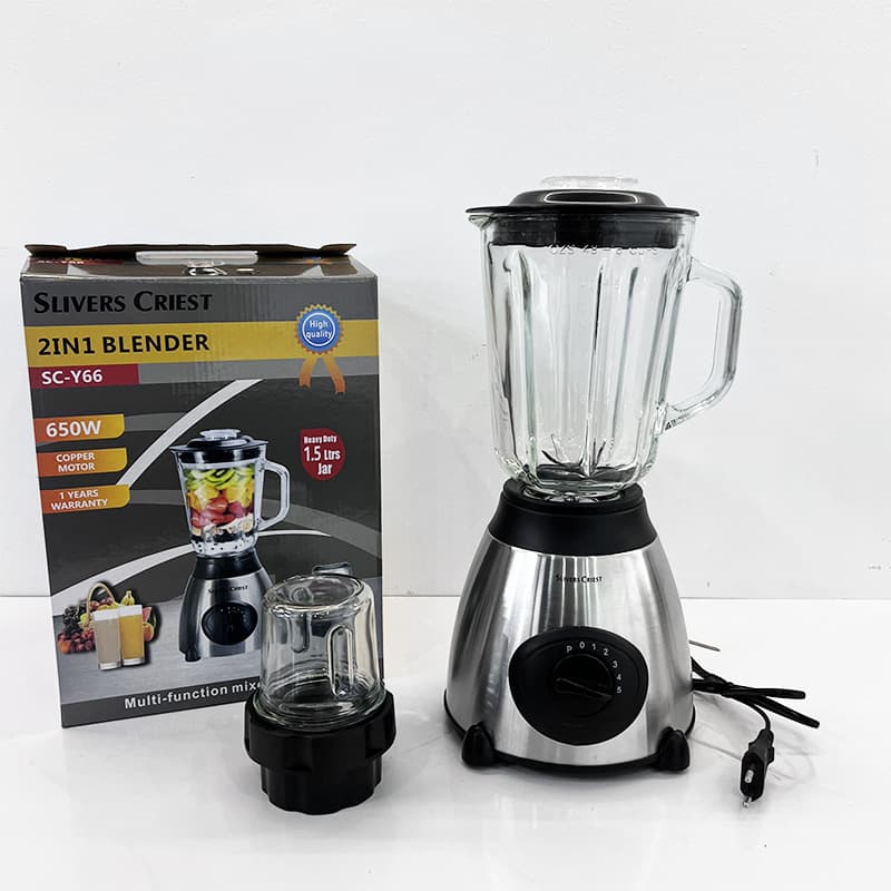 EU Plug 2in1 Multi-Function Blender Y66 Glass Juicer Food Processor Mixer Grinder Soy Milk Machine