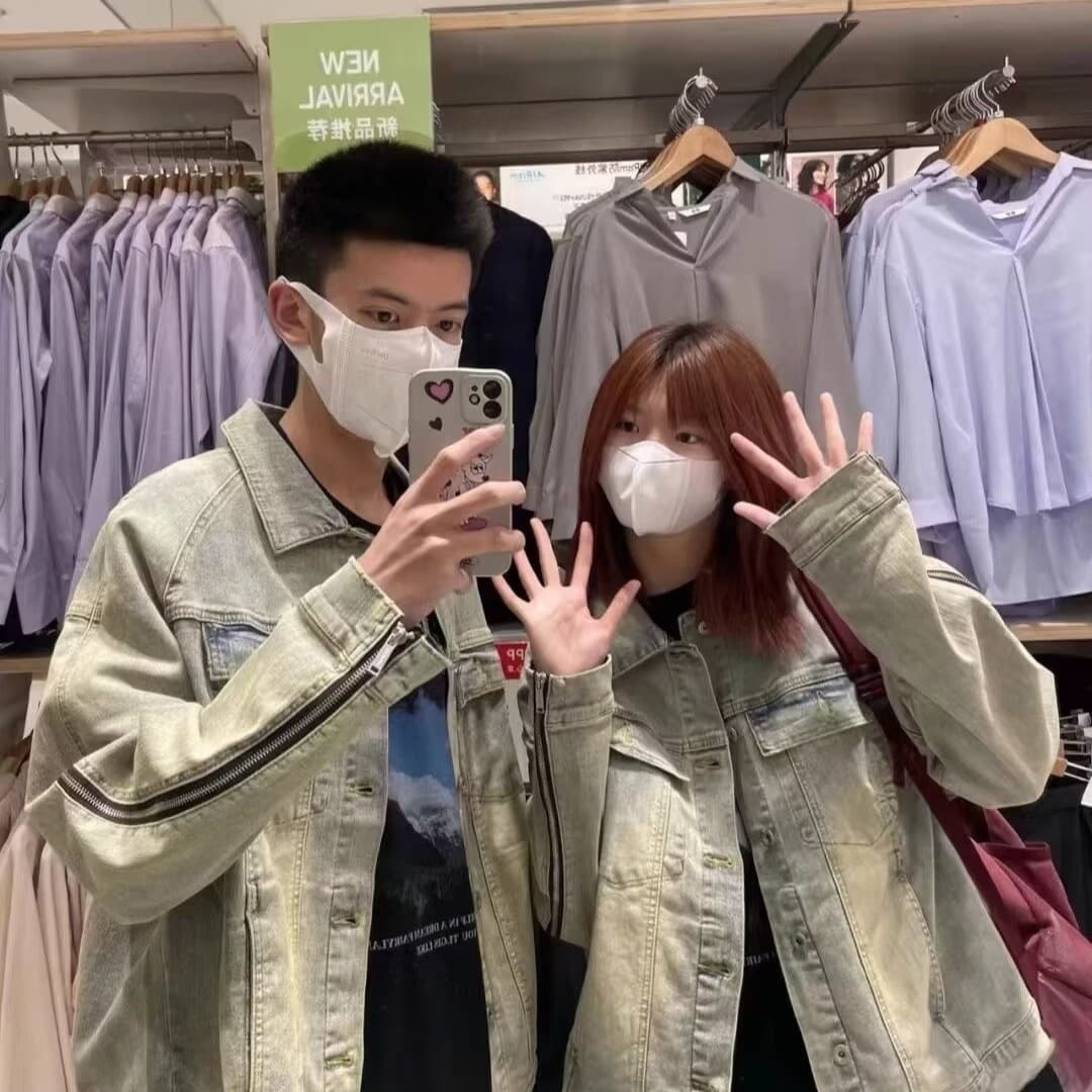 American Vintage Washed Denim Jacket for Men, Youth Spring/Autumn Jacket, Niche Casual High-Street Loose Fit Women's Jacket