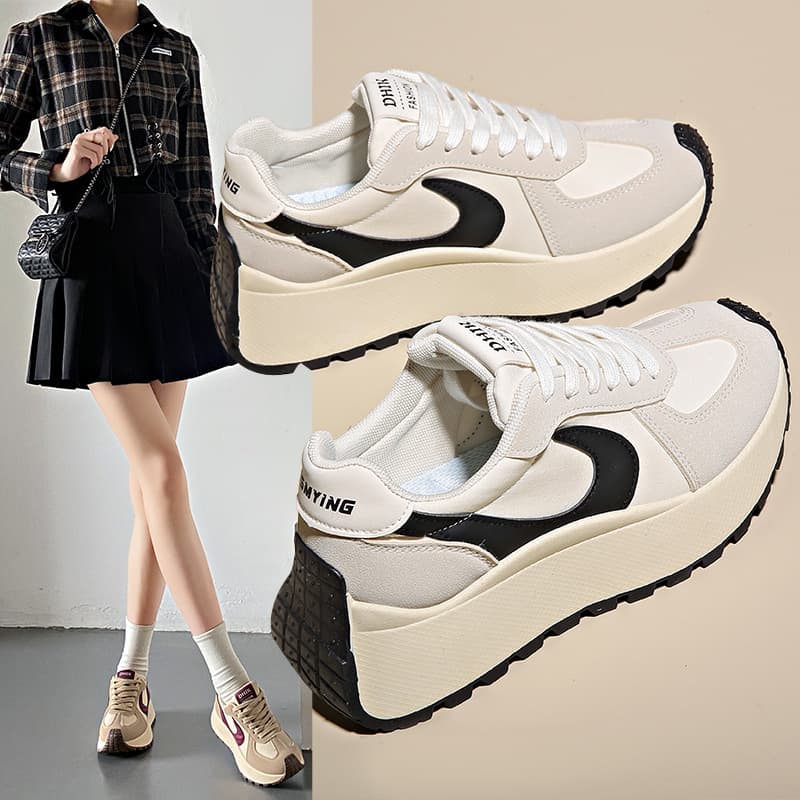 ins Forrest Gump shoes women's 2024 autumn new breathable student versatile sports shoes women's Korean version running women's shoes BN001