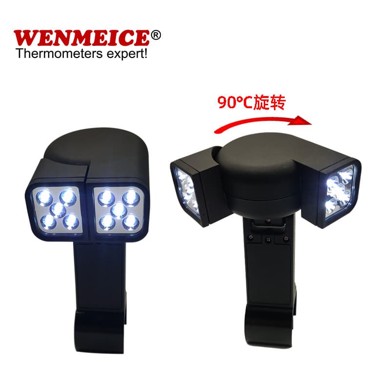 Cross-Border BBQ Outdoor LED Rotatable Dual-Head Camping Light, Super Bright Night Riding and Barbecue Illumination