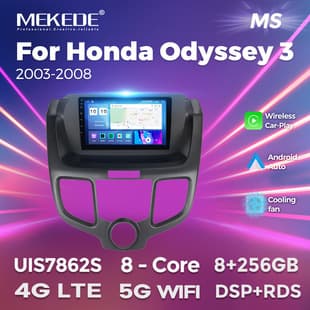 For Honda Odyssey 3 2003-2008 Car Dashboard Android Navigation Carplay